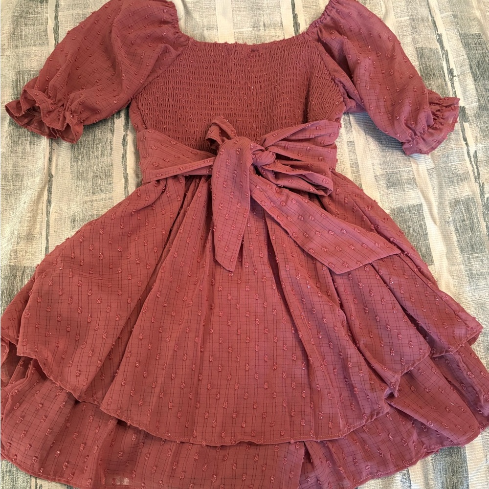 Girls Chiffon Dress Size 10